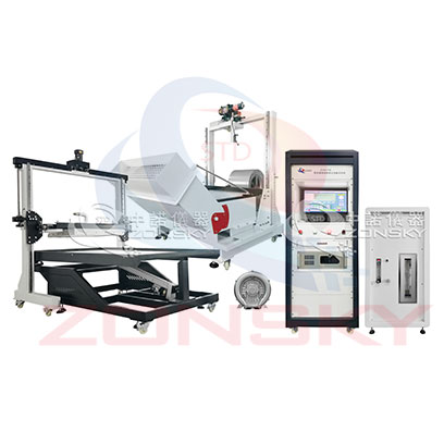 屋頂晶體硅光伏與壓型鋼板構件耐火分級試驗機